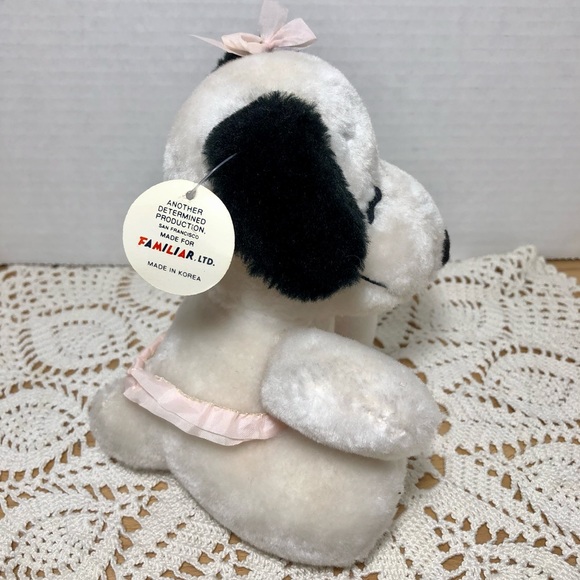 Vintage Peanuts Snoopy’s Sister Belle Puppy Dog Stuffed Animal Plush 6” Soft Toy - Picture 2 of 10
